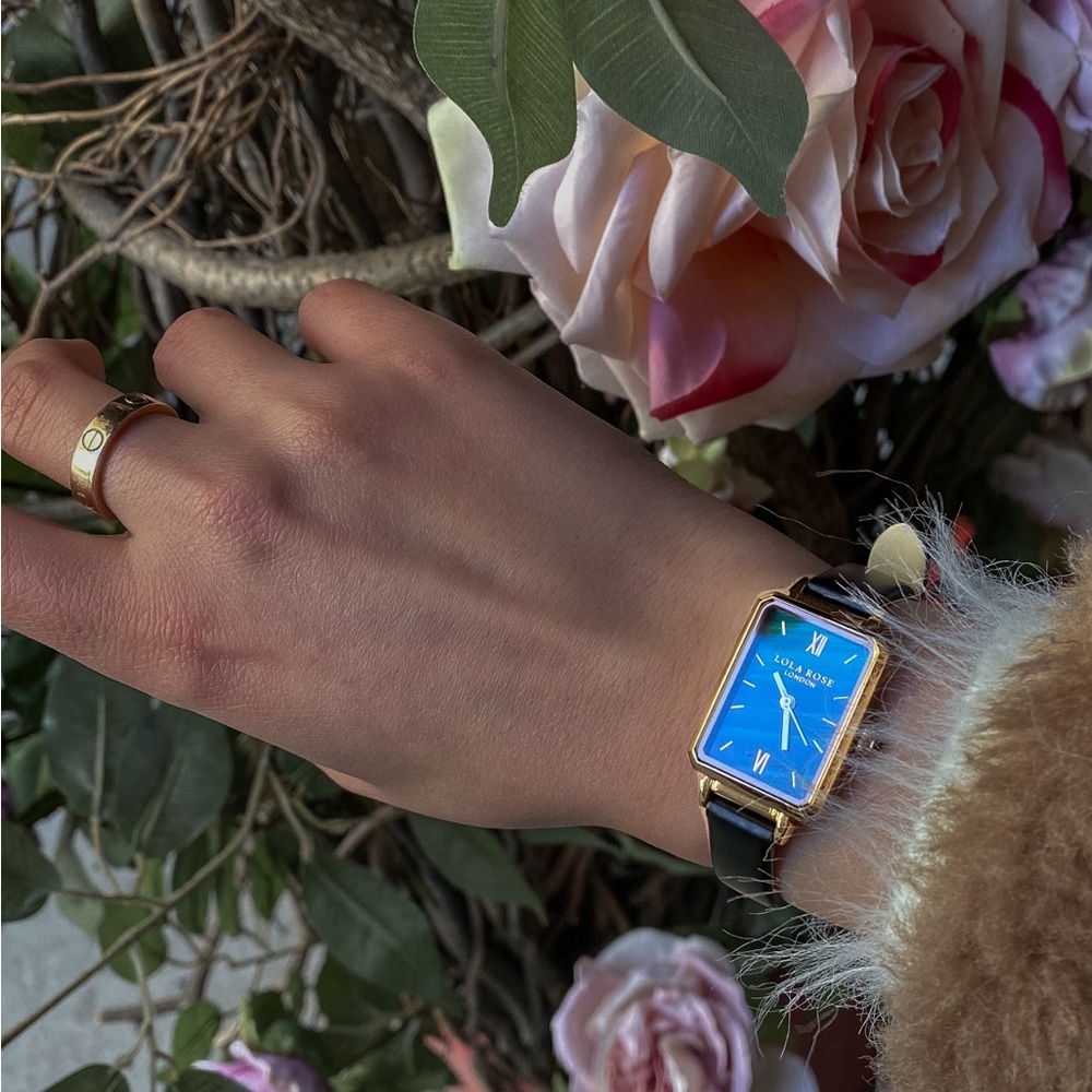 Lola Rose Malachite Textured Watch